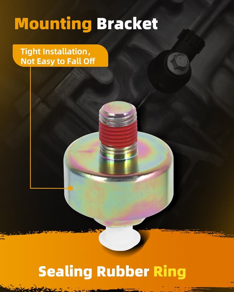 ROADFAR Ignition Knock Detonation Sensor 10456018 Fit for Chevy Express 1500 2500 3500/C1500 C2500 C3500/K1500 K2500/Impala/Blazer, for Cadillac Escalade, for Buick Roadmaster 1985-2002 2.5L - 8.1L - Image 2